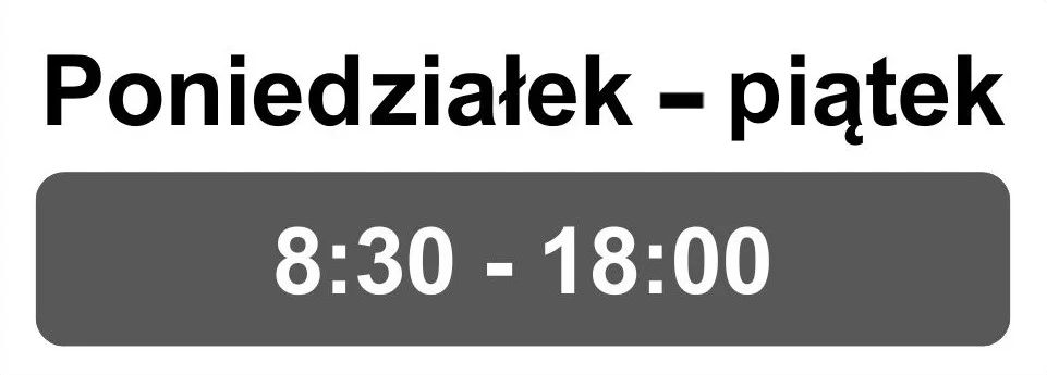 Godziny otwarcia Godziny otwarcia